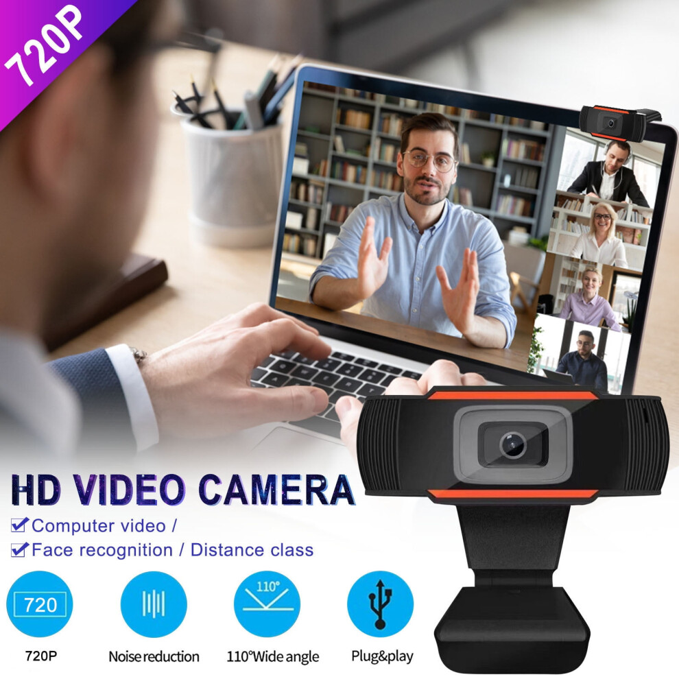 Kcavykas 720P Webcam With Microphone And Manual Focus 9314556030598