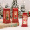 Julelykt i telefonkiosk med timer og 4