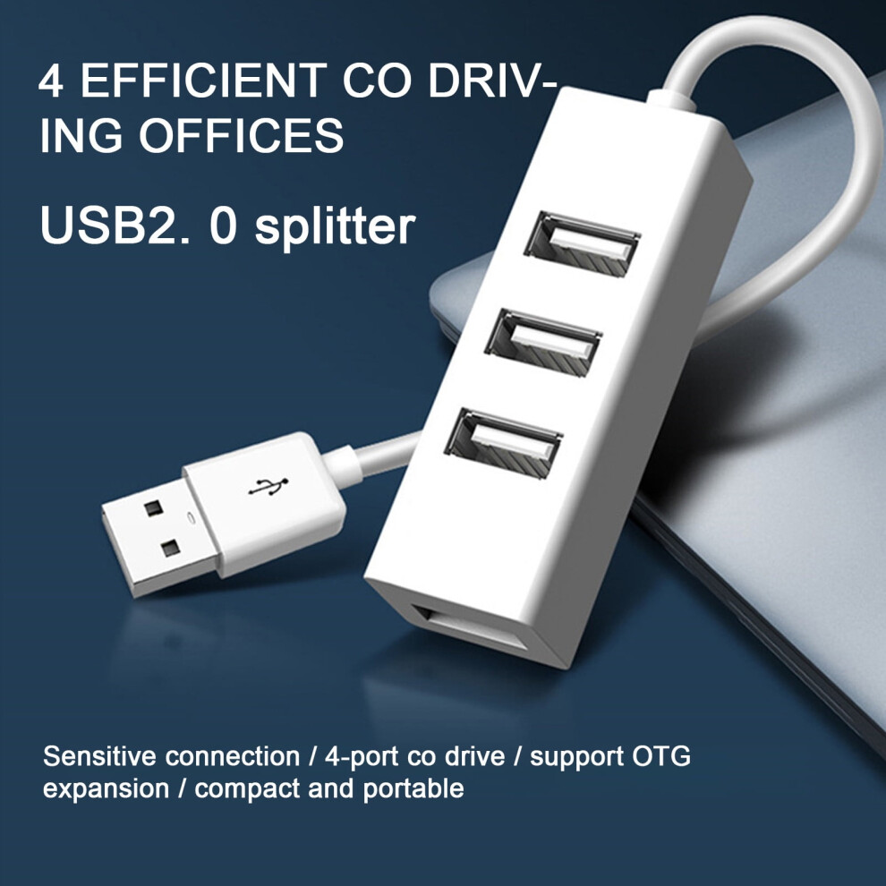 Kcavykas Usb-C Hub 4-Port Laptop Splitter With Charging 9314556030260