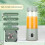 RnemiTe-amo Blender portable à 6 lames rechargeable par USB 6