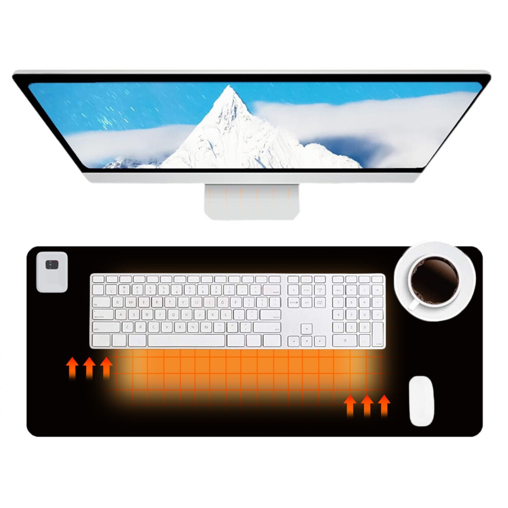 Heated Desk Pad With 3 Heat Levels And Timer 24X14 In 9314556030291