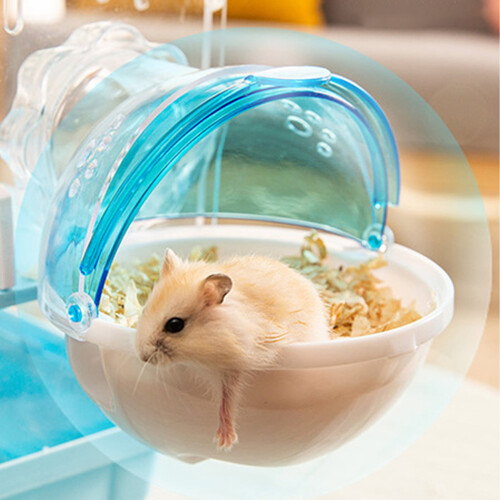 Hamster Sand Bath with Detachable Container for Small Pets 2