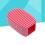 Silicone Washboard Pink Mini Handheld Laundry Brush 3