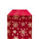 Weihnachtstischläufer aus Samt-Polyester mit Schneeflockenmuster 2