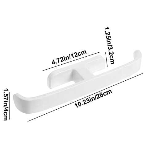 Väggmonterad ställ för tofflor utan stans, 1-pack 2