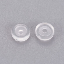 Silicone Earring Cushions Comfort Pads 300 pcs 5.5x1.5mm