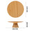 Decoratieve taartstandaard van bamboe 3