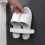 Väggmonterad ställ för tofflor utan stans, 1-pack 5