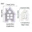 Silicone House Candle Mould with Window, 1 Piece 8