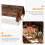 Nappe à motif western, imprimé bois, 3 pièces 4