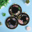 3 Pack Embroidery Kit, Floral -Stitch Set for Beginners Include Embroidery Cloth Hoops Threads 4