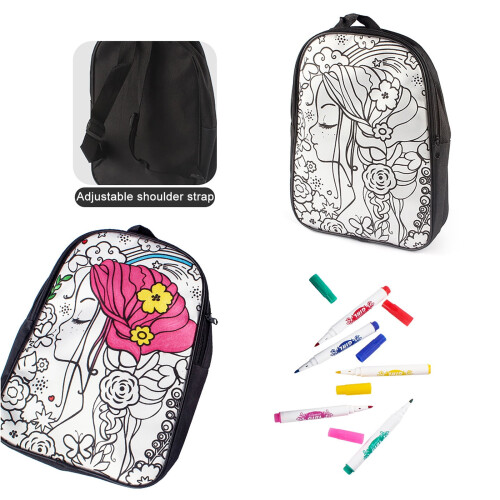 Hand Painted Graffiti Backpack for Toddlers 30ML