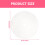 Transparent DIY Painting CDs Round Blank Discs 30 pcs 2