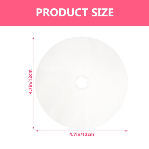 Transparent DIY Painting CDs Round Blank Discs 30 pcs 1