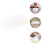 Transparent DIY Painting CDs Round Blank Discs 30 pcs 3