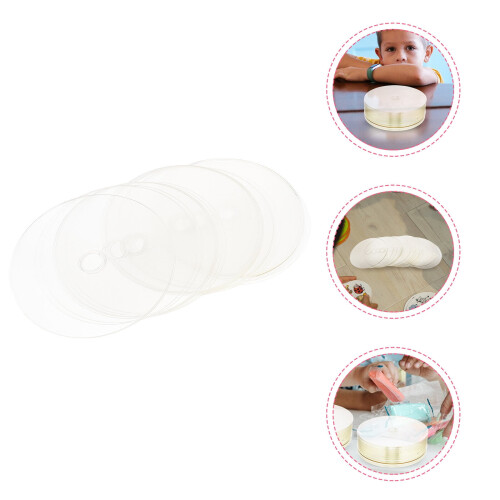 Transparent DIY Painting CDs Round Blank Discs 30 pcs 2