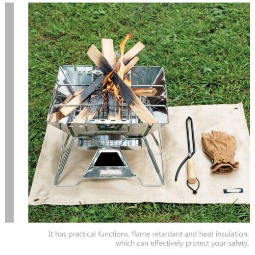 Fire Blanket Flame Retardant Heat Mat 1 Pack 1