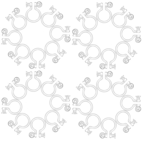 Eease clip-on earrings plastic 50 pieces 2