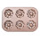 Viflosae non-stick cake and donut pan set 6-piece 1