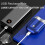 Ξυριστική μηχανή τσέπης USB για άνδρες, επαναφορτιζόμενη, αδιάβροχη, 1 τεμ. 5