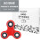 YZhouD fidget spinners brinquedos sensoriais pacote com 5 2