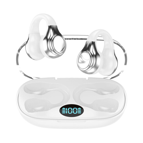 Jacenvly wireless bone conduction earphones white 2