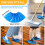 Copriscarpe in plastica impermeabili YZhouD, 100 pezzi 2
