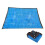 Toldo retangular azul para proteção solar, 2x2m, com proteção UV. 2