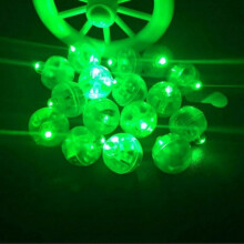 Luci LED rotonde mini flash per palloncini, 10 pezzi