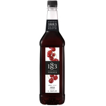 1883 Maison Routin Premium Cherry Syrup, 1 Litre Glass Bottle