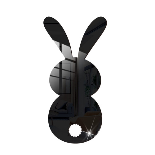 Easter Rabbit Acrylic Wall Decal 3D Mirror 1
