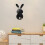 Easter Rabbit Acrylic Wall Decal 3D Mirror 6