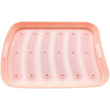 Silicone sausage molder 6-cavity non-stick corn dog maker