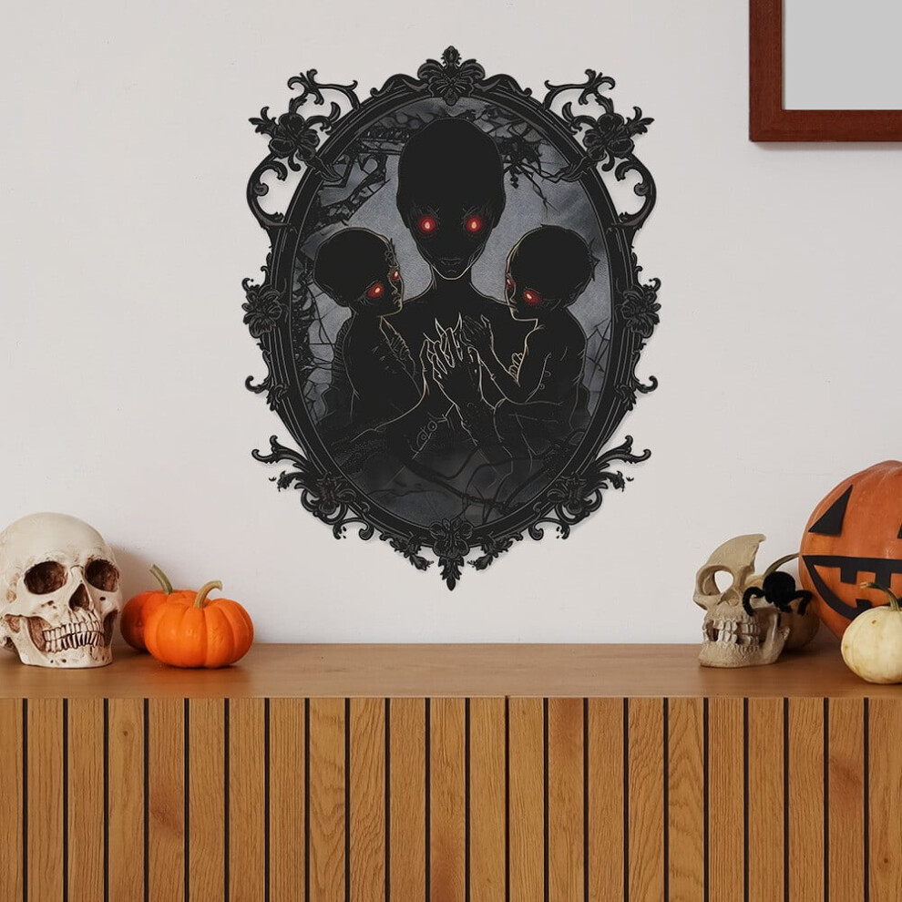 Halloween Window Stickers Ghost Wall Clings 12 Pcs 969218218501