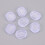 Silicone Earring Pads Clear 10x9x2mm 20 pcs 1