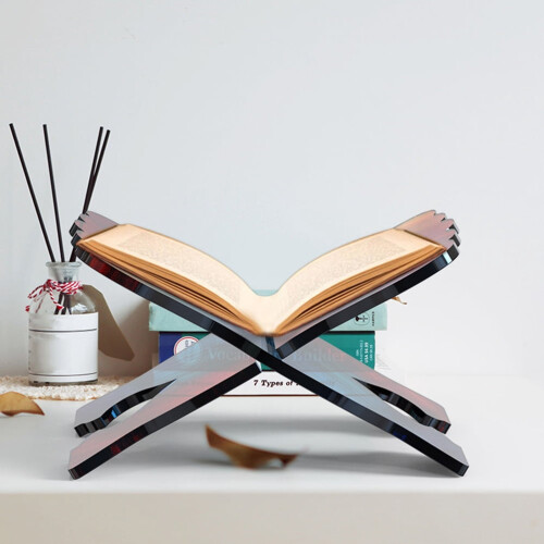 Boekenhouder van hars, siliconen mal, wit 2