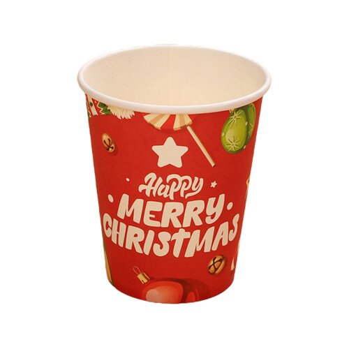 Christmas Paper Cups for Hot Cold Drinks 16 Pack 1