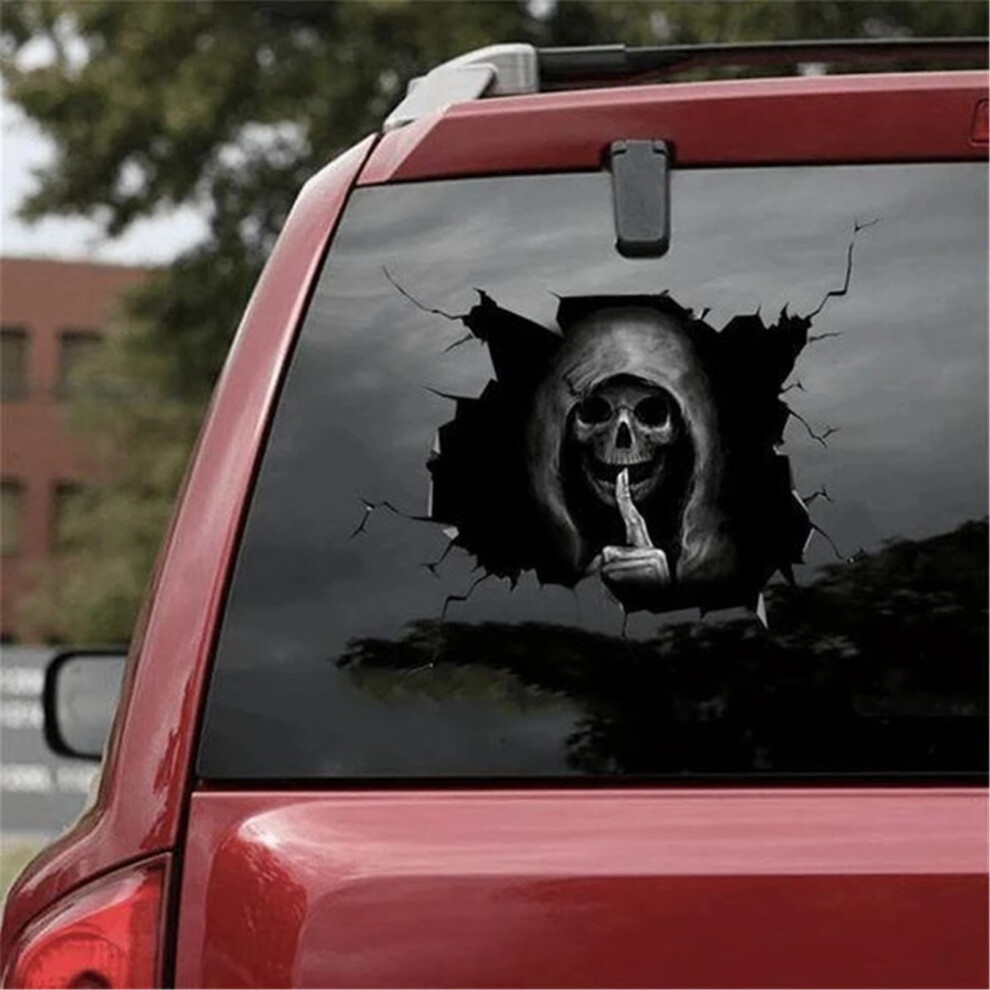 Halloween Window Stickers Silent Skull Home Decor 969218218532
