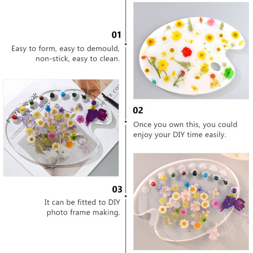 Eease Art Resin Mold Oval Silicone 1PC 2