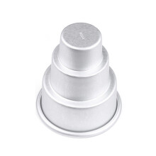 Molde para mini pasteles de tres niveles, molde para muffins, 1 juego