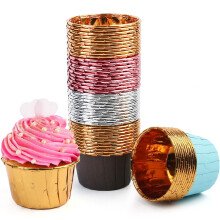Baking Cups Foil Cupcake Liners Standard Size 50 pcs