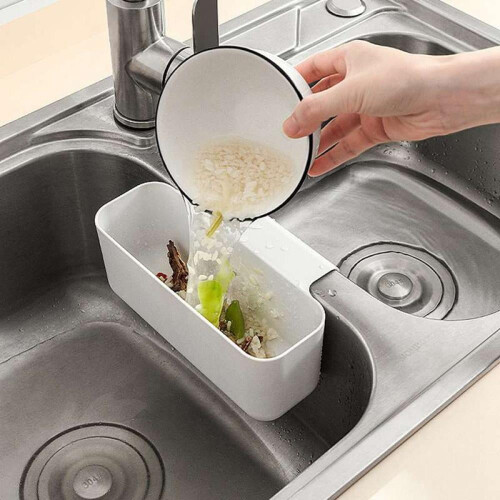 Panier d'évier avec filtre à déchets alimentaires (1 pièce) 2