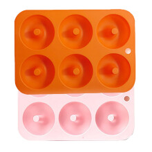 Silikon-Donut-Kuchenform, antihaftbeschichtet, 2-teilig