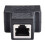 RJ45 Ethernet Splitter Adapter Black 1-to-2 LAN 2