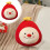 Coussin étoile de Noël, nez rouge jaune, coussin 3D 1