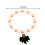 Halloween-Kürbisarmband, orange, handperlen 3