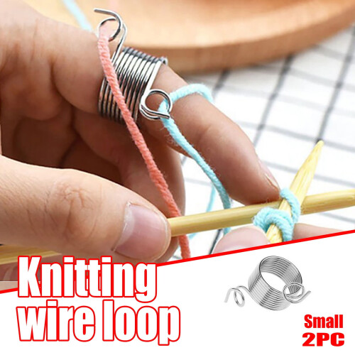 Knitting Yarn Guide Ring Thimble Set 2 Pieces