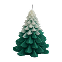 Bougie parfumée carrée géométrique Viflosae en cire de soja, idéale pour les cadeaux de Noël et d'Halloween, et les décorations à faire