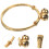 Baby Hand Ring Imitation Gold with Bell 50mm 7