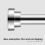 Extendable Shower Curtain Rod Silver 15.75-21.65 in 7